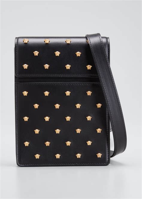 mini crossbody studded versace|versace crossbody bags.